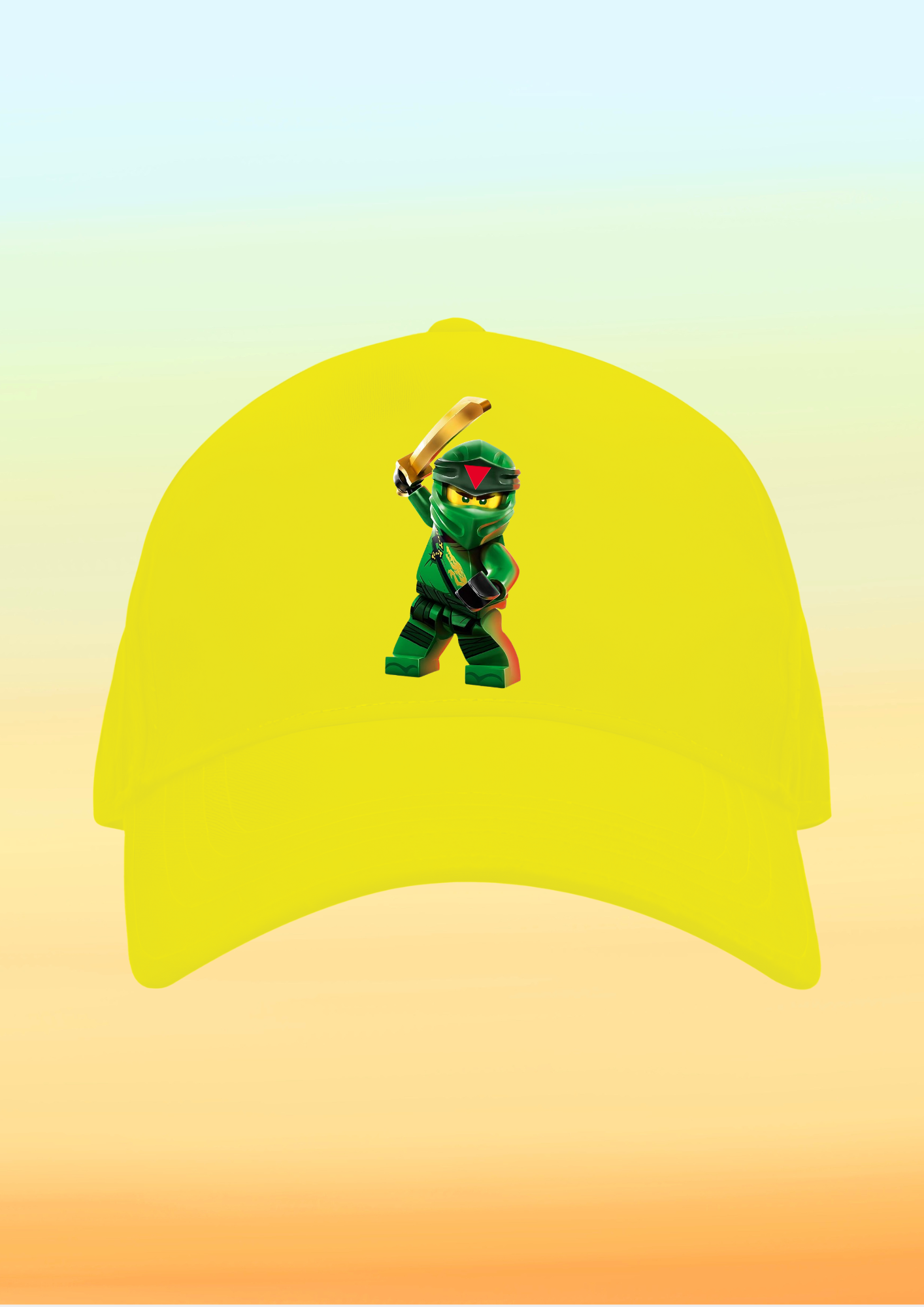 Üçgen Armalı Roblox Karakter Baskılı Çocuk Şapkası