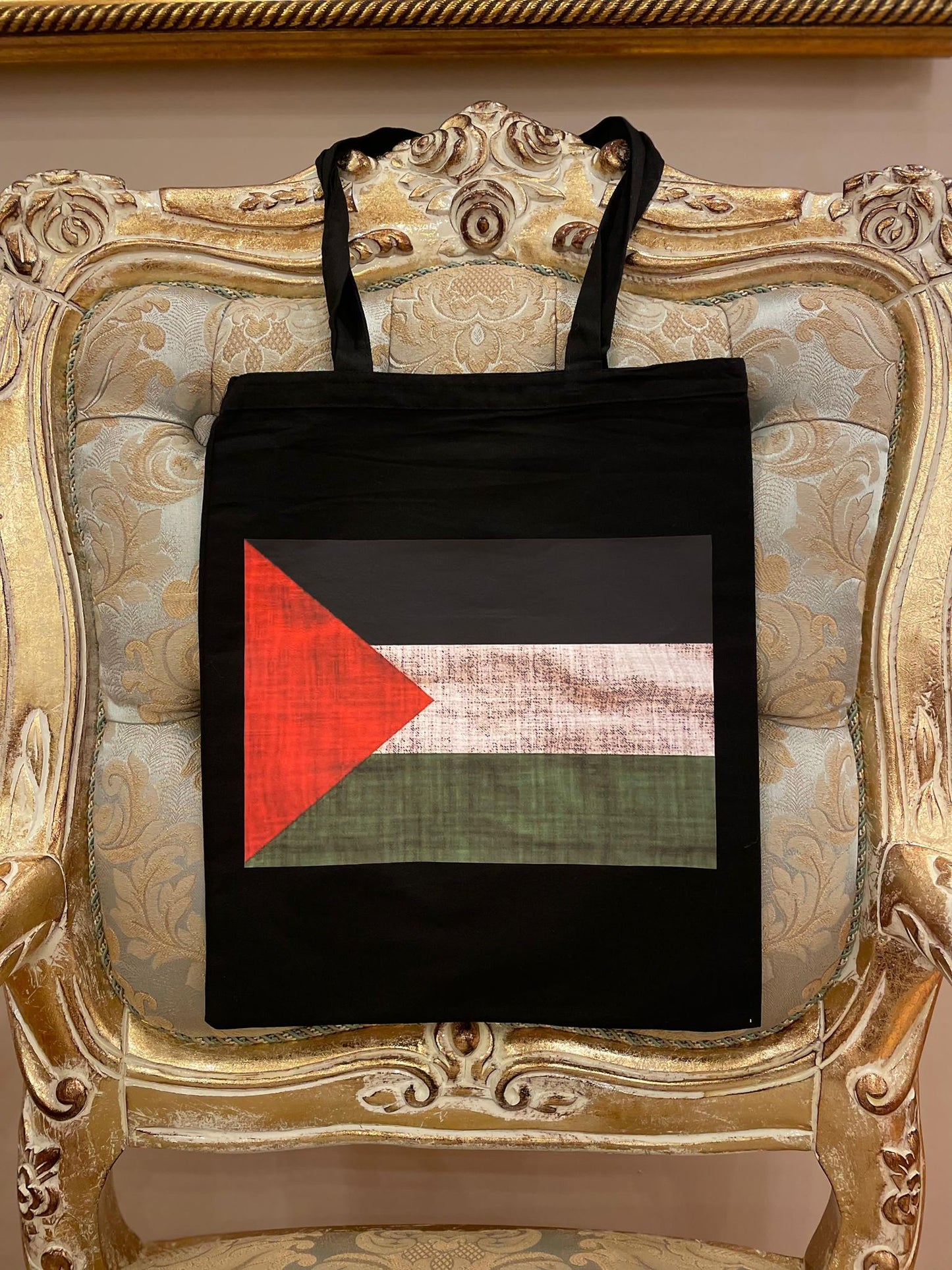 Filistin Bayrağı Baskılı Çanta