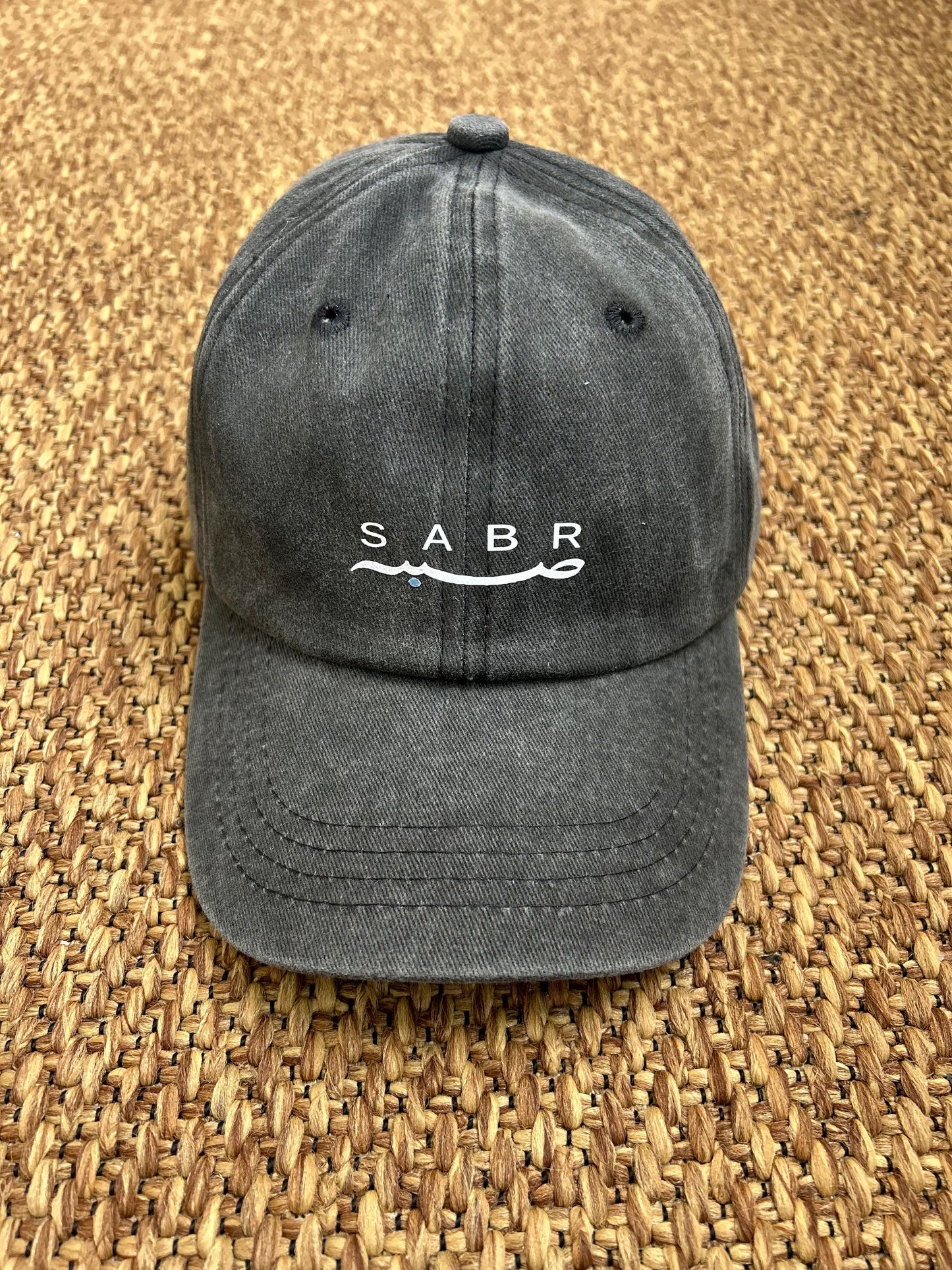 Sabır Yazılı Kot Şapka