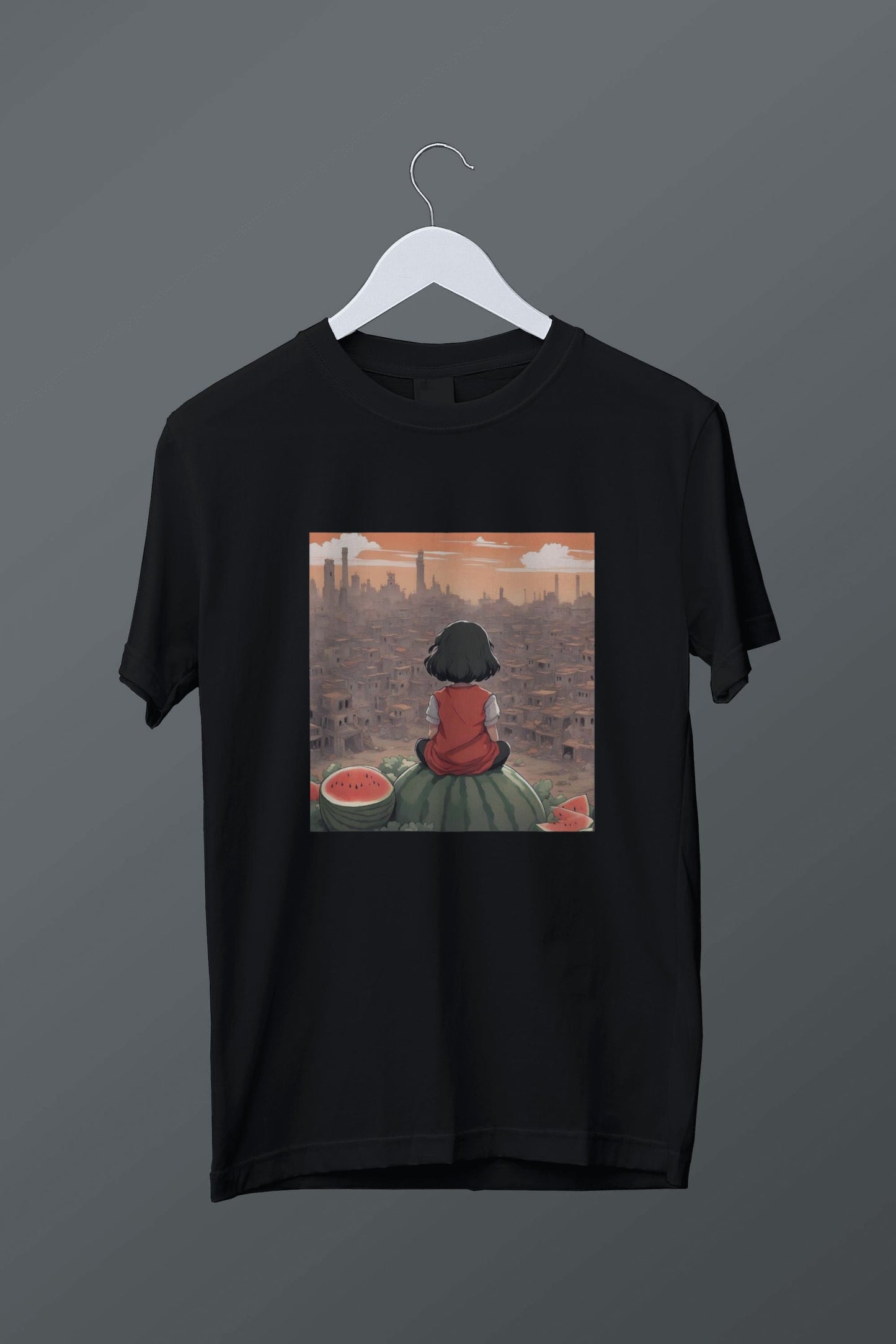 Karpuz Temalı Baskılı T-shirt