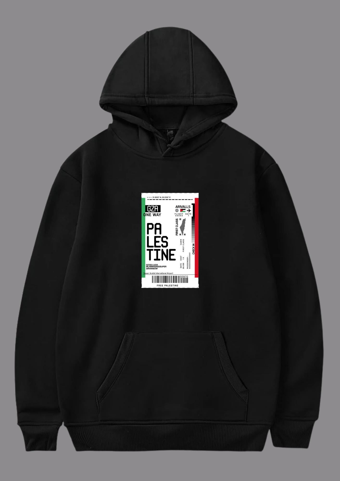 Palestine Bilet Tasarım Hoodie