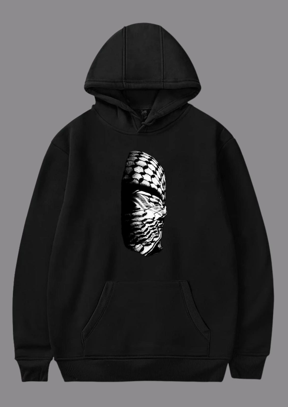 Kefiye Baskılı Hoodie