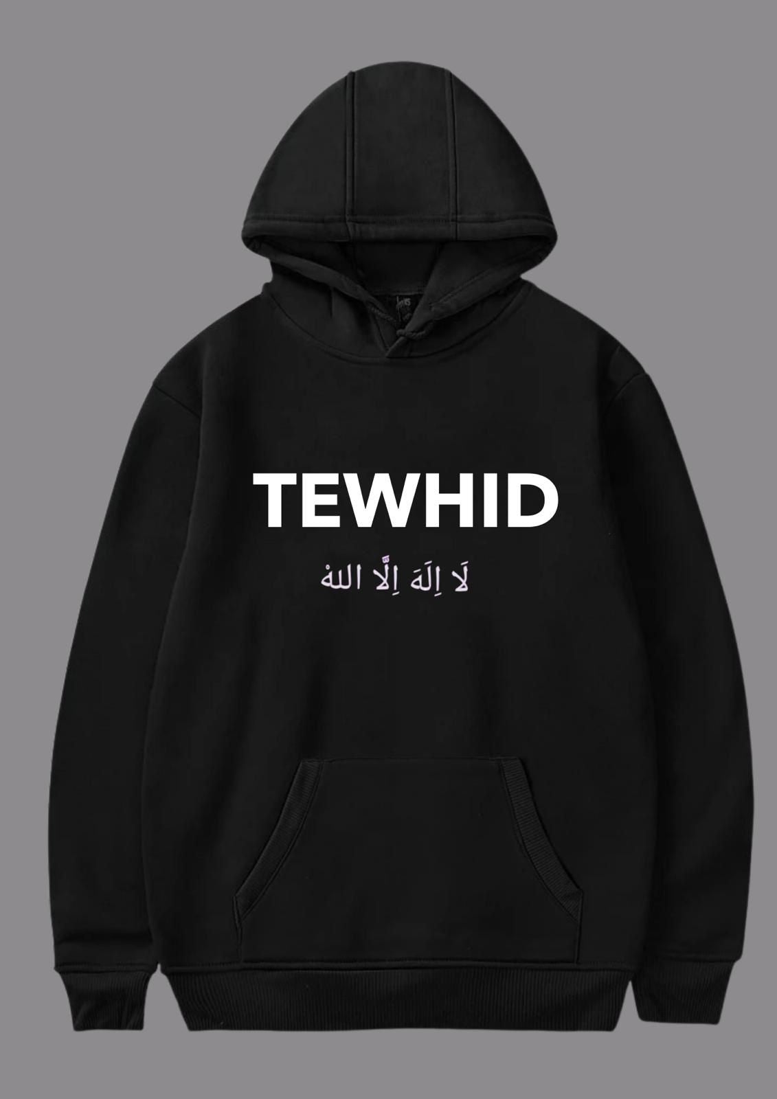 Tewhid Baskılı Hoodie