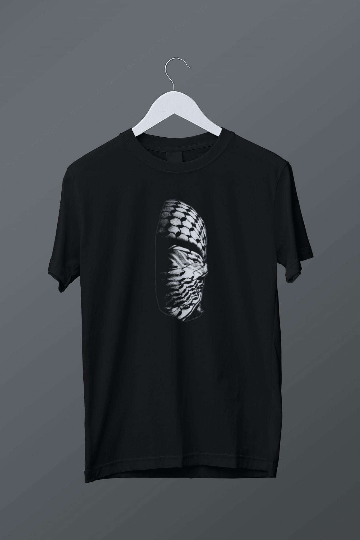 Kefiye Desen Baskılı T-shirt