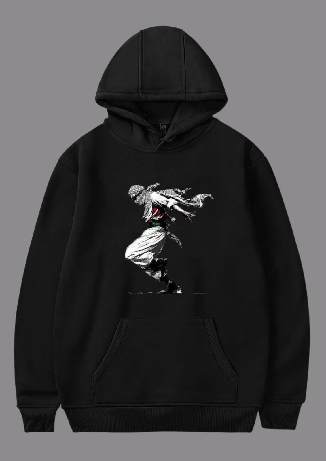Nabka Dansı Baskılı Hoodie