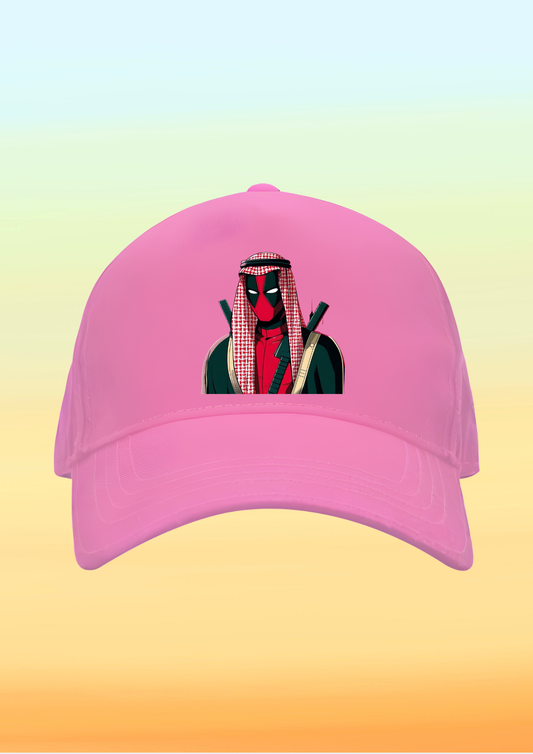 Kefiyeli Deadpool Baskılı Çocuk Şapkası