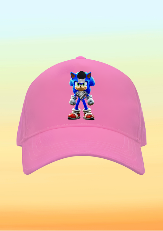 Kefiye Sonic Baskılı Çocuk Şapkası