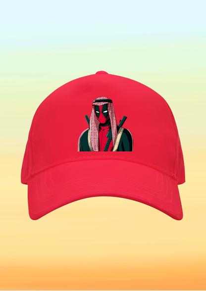 Kefiyeli Deadpool Baskılı Çocuk Şapkası