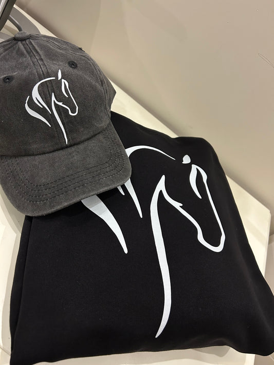 At Baskılı Kot Şapka