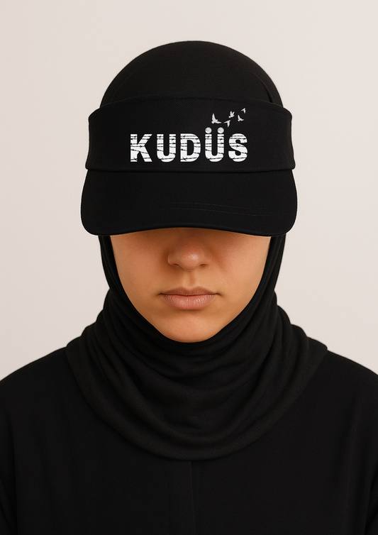 "Kudüs" Yazılı Baskılı Güneşlik Şapka
