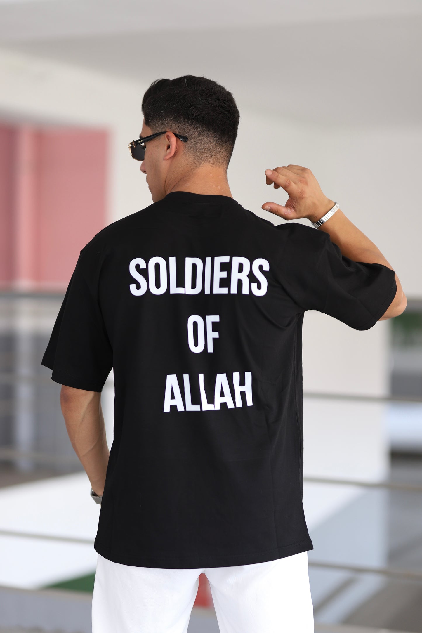 “Allah’ın Askerleri” Yazılı Baskılı Tişört