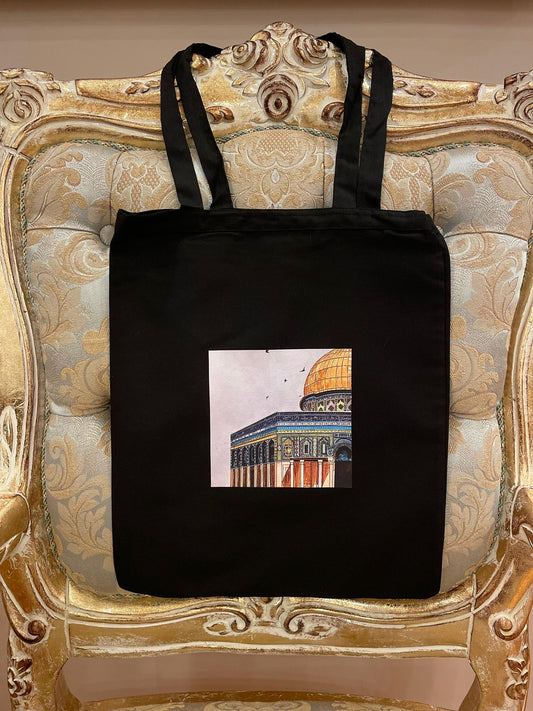 Kubbet’üs Sahra Temalı Baskılı Çanta