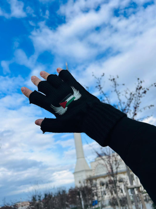 Filistin Temalı Baskılı Eldiven