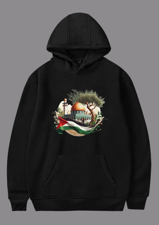 Mescid-i Aksa Baskılı Hoodie