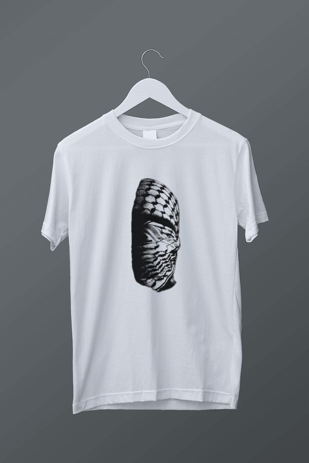 Kefiye Desen Baskılı T-shirt