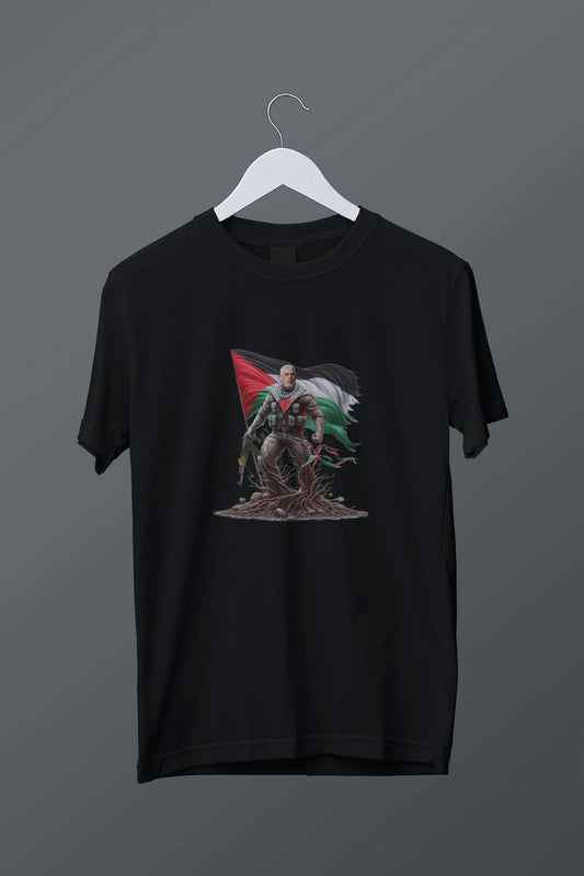 Kahraman Yahya Sinvar Baskılı T-shirt