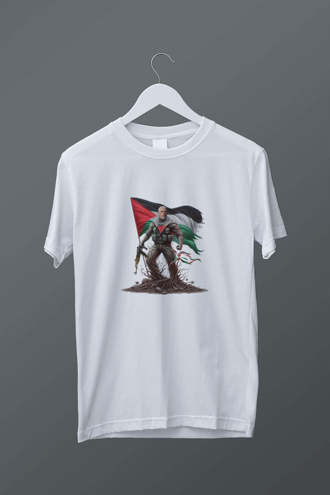 Kahraman Yahya Sinvar Baskılı T-shirt