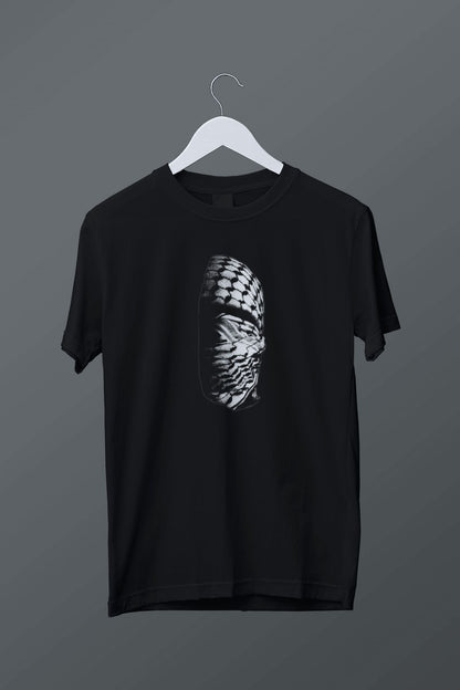 Kefiye Desen Baskılı T-shirt