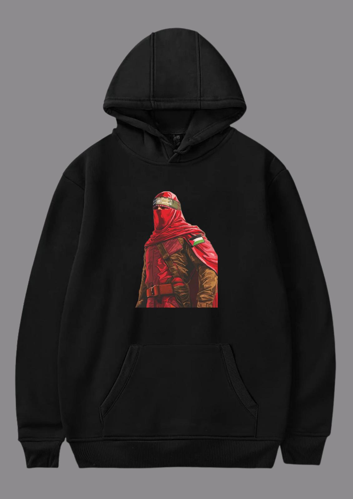 Kahraman Ebu Ubeyde Baskılı Hoodie