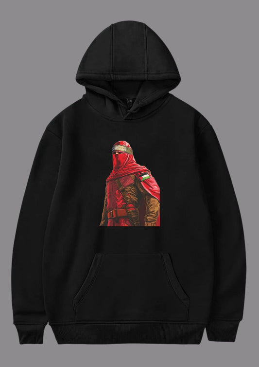 Kahraman Ebu Ubeyde Baskılı Hoodie
